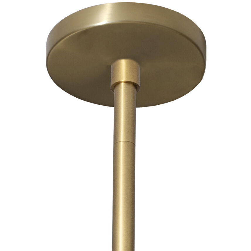 Rovira LED Cream / Brushed Gold Chandelier Ceiling Light